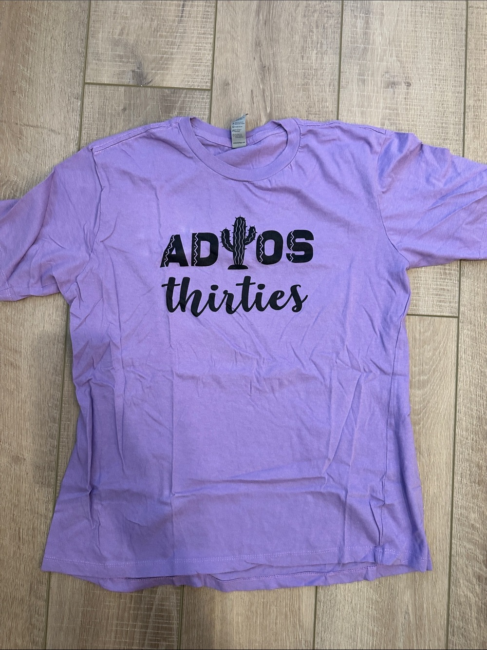 Adios Thirties Graphic Tee - Dark Lavender Tee